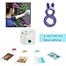 Katia Instant Camera Accessories Bundles Set for Fujifilm Instax Mini 8/8+ with Camera Case Purple/Photo Albums/Selfie Len/Wall Hang Frame/Border Stickers/Filters/Camera Strap (Purple)…