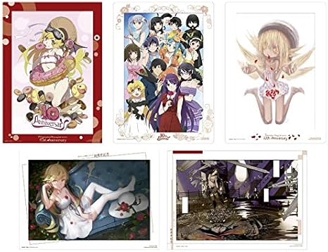 Amazon Tvアニメ拾周年記念 一番くじ 物語 シリーズ C賞 拾周年記念ボード 全5種 アニメ 萌えグッズ 通販