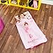 EVERYDAY KIDS Toddler Nap Mat with Removable Pillow -Born to Dance Ballerina- Carry Handle with Straps Closure, Rollup Design, Soft Microfiber for Preschool, Daycare, Sleeping Bag - Ages 2-6 Years