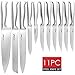 Stainless Steel 11 Knives Set, X-Chef Premium Class Sharp Kitchen Knife Set with Acrylic Stand