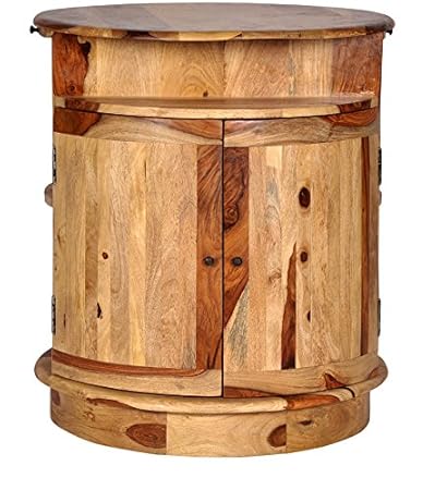 The Attic French Glasgow Bar Cabinet (Lacquer Finish, Natural)