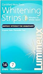 Lumineux Teeth Whitening Strips 7 Treatments - Enamel Safe - Whitening without the sensitivity - Dentist Formulated & Certifi