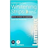 Lumineux Teeth Whitening Strips 7 Treatments - Enamel Safe - Whitening Without The Sensitivity - Dentist Formulated & Certifi