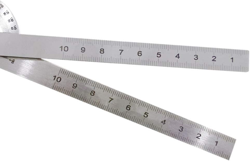 Degree Protractor, Protractor, Stainless Steel Protractor, Adjustable ...