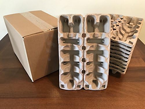 Crafty Shipping 10 Pack - (10) 12oz Bottle Trays and (1) 12"x8"x8" Box