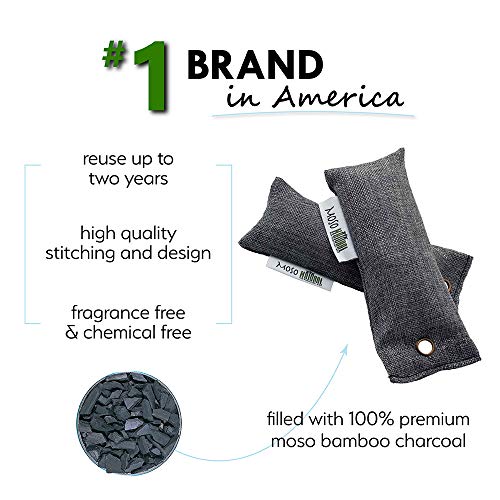 Mini Moso Natural Air Purifying Bag Pack Bamboo Charcoal Air