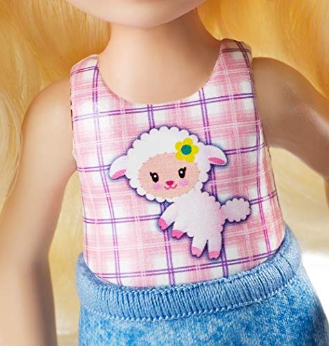 Barbie GCK62 - Farm Chelsea Puppe mit Gießkanne und blonden Haaren, Puppen und Puppenzubehör ab 3 Jahren, Mehrfarbig – Bild 4