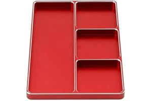 Magnetic Screw Tray with Four Compartments for RC Cars Offering Efficient Storage and Secure Holding of Screws and Bolts Made