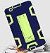 LG G Pad X 8.0 / G Pad III 8.0 Case, Rugged High Impact Hybrid Drop proof Armor Defender Protection Case Built in Kickstand for LG G Pad X 8.0 V521/G Pad III 8.0 V525 8-Inch Tablet (navy blue+green)