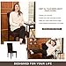 SUBRTEX Dining Room Chairs, Parsons Dining Chairs for Kitchen, Upholstered Chairs for for Dining Room, Party, Hotel(Chocolate)
