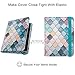 WALNEW Passport Holder for Travel, RFID Passport Cover Wallet for Women Men, PU Leather Passport Book Card Holder Case with Pen, Travelling Essentials for Flying