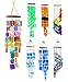 Bellaa 22890 Outdoor Wind Chimes Patio Lawn Garden Unique Windchimes Hanging Capiz Memorial Grace Handmade Chimes 27 inch Presents for Mom Gifts for Grandma primary