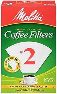 Melitta 6124#2 Cone PA2-4 Filter Paper