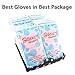Star Quality Cut Resistant Kitchen Gloves 4 Pairs Set | Durable Latex Gloves Odor Free | Reusable Bathroom Gloves in 4 Colors | Great Value Pack of 2 Pairs M and 2 Pairs L knife-resistant Gloves