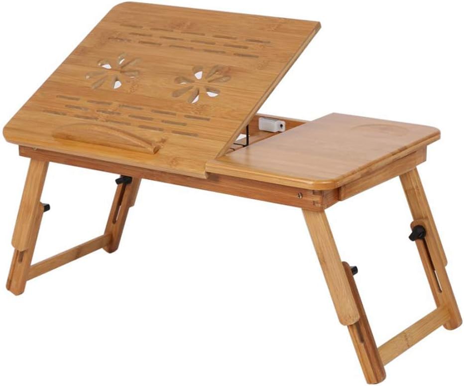 Warmiehomy 5 Level Adjustable Laptop Desk Portable Foldable Desktop