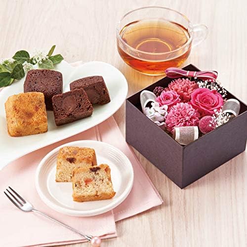 Amazon Co Jp 母の日 プリザーブドフラワーと ホテルオークラ ケーキセット R40 11 食品 飲料 お酒