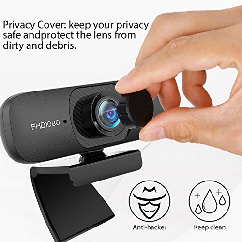 HD-Webcam-1080P-with-Microphone-for-PCComputerMac-Laptop-Desktop-USB-20-Web-Camera-with-Auto-Focus-Image-Optimization-for-Video-Streaming-Recording-Conference-Gaming-Online-Classes