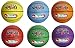 School Smart 16264 Gradeballs Rubber Basketballs - Junior Size - Set of 6 - Assorted Colors