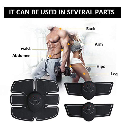 MUBEN Abs Abdominal Trainer Body Trainer for Men Women Work Out Abs Power Abs Training Gear Workout Equipment Portable Abs Belt