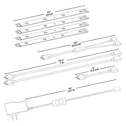 10-in Self-Adhesive Under Cabinet Integrated LED