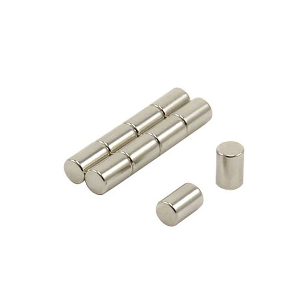 N42 Neodymium Magnet for Engineering, Manufacturing and Technology Applications - 6.35mm dia x 9.53mm thick - 1.68kg Pull - Pack of 200