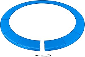 Zoomster Trampoline Safety Pad Trampoline Replacement Pad Safety Spring Cover, No Hole for Poles, Fit 5.5-7 inch Springs (Pads Only)