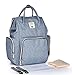 Baby Diaper Bag Backpack,Goldwheat Multi-Function Large Travel Bag Nursing Bag Mummy Maternity Nappy Changing Bag Handbag for Baby Care,Large Capacity, Stylish and Durable (Blue)