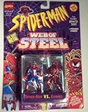 Spiderman Web Of Steel Die Cast Metal Collectible Figures - Spiderman vs Carnage