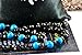 Baltic Amber Teething Necklace For Babies (Unisex)- Drooling Problem & Pain Reduce Properties. Certification Guaranteed - Nature Made - Highest Quality. (Turquoise2)