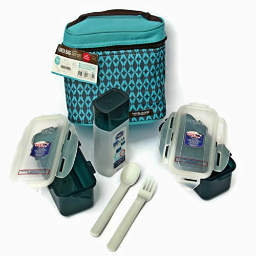 Lock & lock lunch box set with bag and water bottle…