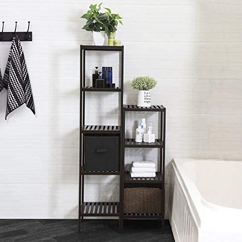 3 SONGMICS+Bathroom+Multifunctional+Storage+Shelving