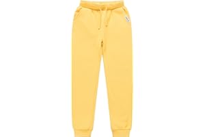 AMERICLOUD Kids Soft Brushed Fleece Jogger Sweatpants Adjustable Drawstring Casual Pants for Boys and Girls 3-12 Years
