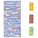AVAWAVA Microfiber Beach Towel for Travel - XL 6 feet 6 inches, Sand Free, Oversized and Packable, Quick Dry Swim Towel- Beautiful Zen Design on Both Sides- 300 GSM