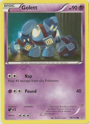 Amazon Com Pokemon Golett 58 Bw Dragons Exalted Toys Games