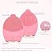 Sonic Facial Cleansing Brush, Rechargeable Silicone Face Brush - Face Massager - Exfoliate Smooth Skin for a Radiant Clear Complexion by CNAIER