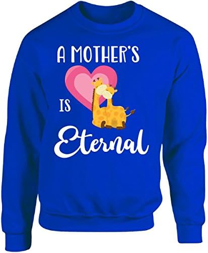 Pukka Stuff Designs Mothers Love Is Eternal - Adult Sweatshirt L Royal