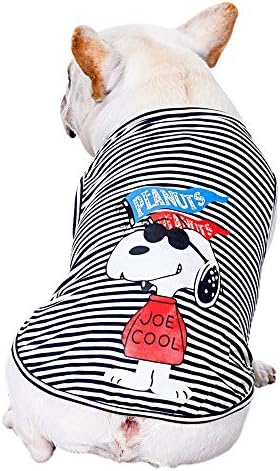 Cologo犬服 tシャツ スヌーピー かわいい ドッグウェア 春夏秋 通気性 中型犬 柴犬 ボーダー ファッション コスチューム お散歩お出かけ服 ブラック 3xl Cologo犬服 tシャツ スヌーピー かわいい ドッグウェア 春夏秋 通気性 中型犬 柴犬 ボーダー ファッション コスチューム お散歩お出かけ服 ブラック 3xl
