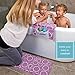 Cushybaby Bath Kneeler and Elbow Rest Pad Set - Thick, Non-Slip, Kneeling Mats Cushion and Protect Arms and Knees So You Can Bathe Your Baby in Comfort! Enjoy Tub Time as Much as Your Kids Do! (Lilac)