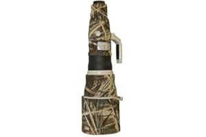 LensCoat Lens Cover for Canon 800 5.6 Camouflage Neoprene Camera Lens Protection (Realtree Max4 HD)