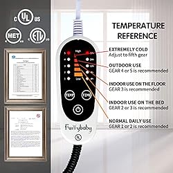 furrybaby Pet Heating Pad, Waterproof Dog Heating