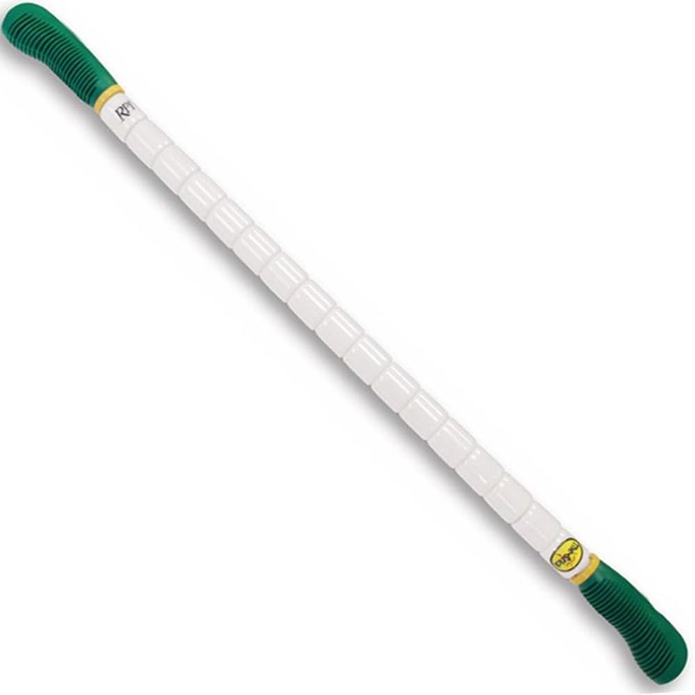 TheStick Travel Stick, 17"L, Standard Flexibility, Red Handles, Therapeutic Body Massage Stick, Potentially Improves Flexibility, Aids in Muscle Recovery & Muscle Pain, Assists in Myofascial Release: Health & Personal Care