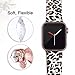 EXCHAR Compatible with Apple Watch Band 40mm 38mm Fadeless Pattern Printed Floral Bands Silicone Replacement Band for iWatch Series 5 Series 4/3/2/1 for Women Men S/M Flower J08