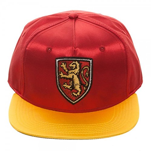 Harry Potter Satin Snapback Hats (Gryffindor)