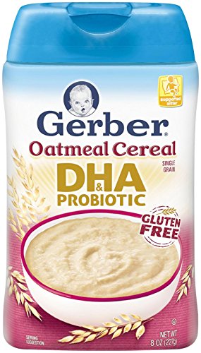 gerber dha probiotic oatmeal