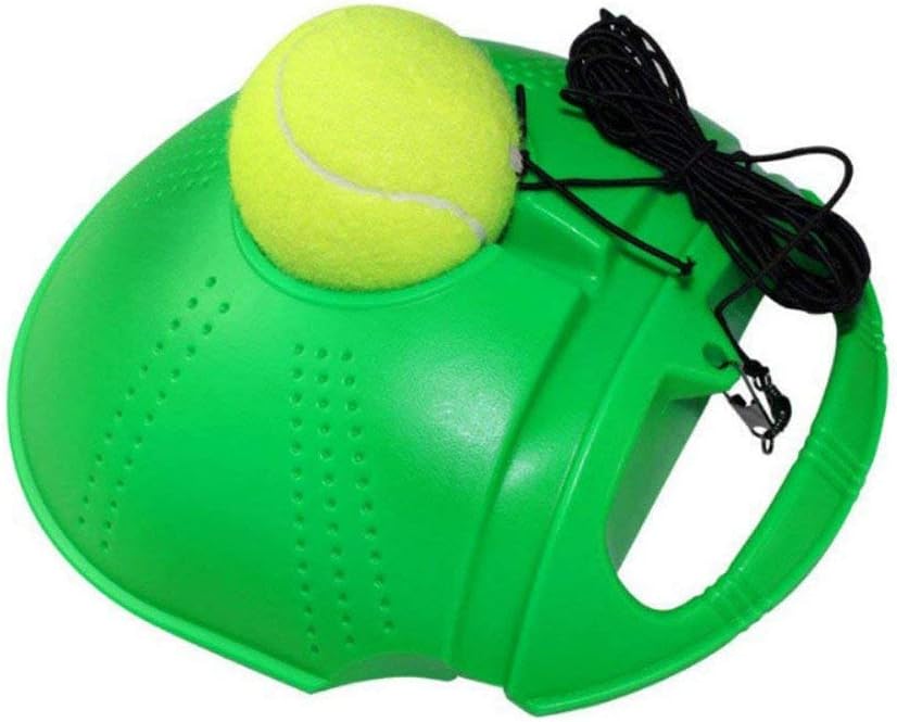 DEARWEN Solo Tennis Trainer Rebound Ball, Fill & Drill Tennis Trainer with String,Rebounder Tennis Practice Equipment