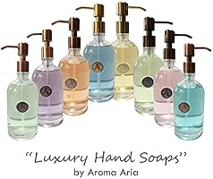 Hand Soap By Aroma Aria Green Tea Luxurious Decorative Refillable Glass Bottle With Stainless Pump 12 Fl Oz Buy Online At Best Price In Uae Amazon Ae