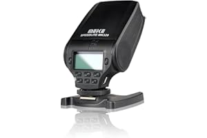 Meike Camera Flash, TTL Flash Speedlite with LCD Display and Rotated Head for Sony Mini Hot Shoe DSLR and Mirrorless Cameras A6000 A6100 A6300 A6400 A6500 A7 A7II A7III NEX6 A7SII A7R A7S