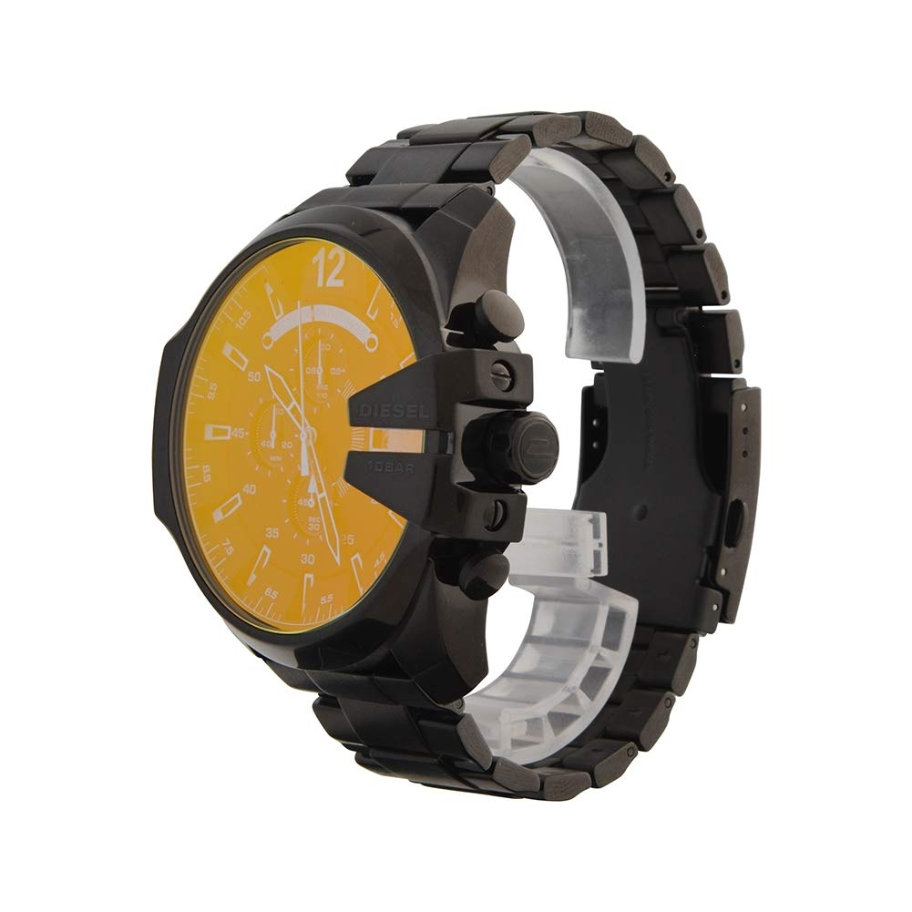 Diesel Chief Series Men's Chronograph Watch with Silicone, Stainless Steel or Leather Strap