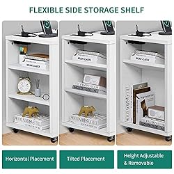 YITAHOME File Cabinet with Charging Station, Mobile