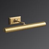 housondmy 18 inch Brass Picture Light Hardwired Picture Light Library Light | Dimmable Art Light, Rotatable 270° Gold Picture